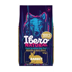 Ibero Natural Gabonamentes kutyatáp nyúlhússal 12 kg