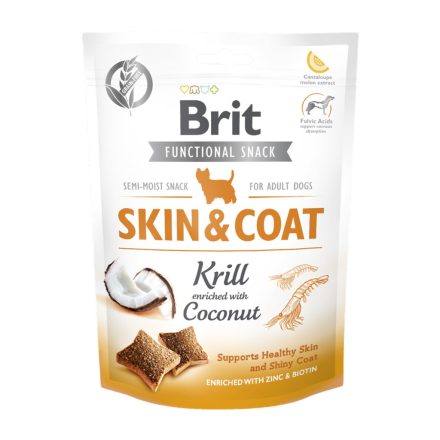 Brit Functional Snack Skin & Coat Krill 150 g 