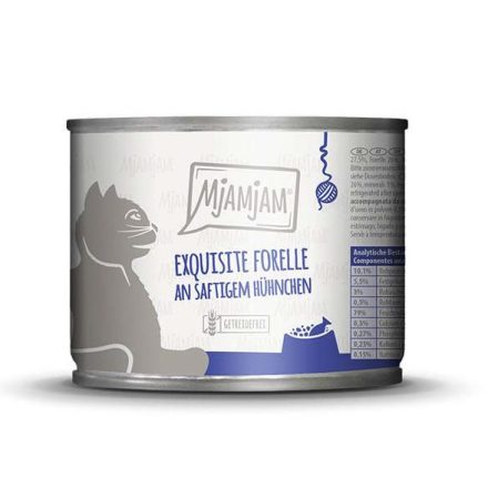 MjAMjAM - Pisztráng szaftos csirkével Macskáknak 200g