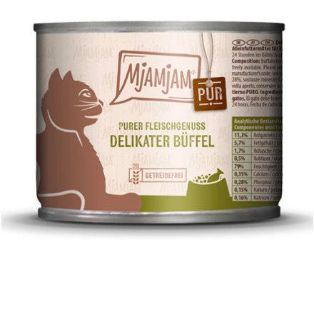 MJAMJAM - Tiszta húsélmény-Bivaly Macskáknak 200 g