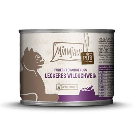 MjAMjAM - Tiszta húsélmény-Vaddisznó Macskáknak 200 g