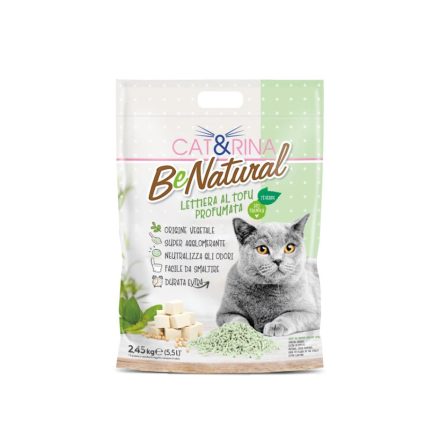 CAT RINA TOFU MACSKAALOM ZÖLD TEA ILLATTAL 5,5 L