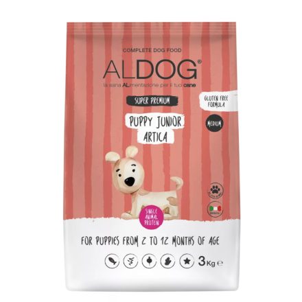 ALDOG PUPPY JUNIOR ARTICA HIPOALLERGÉN KUTYATÁP MEDIUM 3 KG
