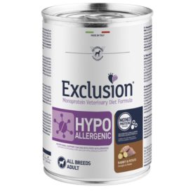 Exclusion Canine Hypoallergenic Rabbit & Potato konzerv 400g