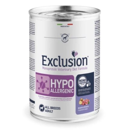 Exclusion Hypoallergenic Boar & Potato Canned 400g