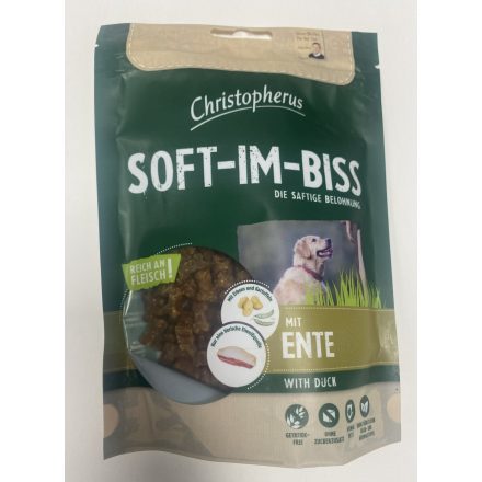 Christopherus Dog Jutalomfalat Grain Free Soft-Im-Biss Kacsa 125g
