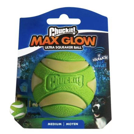 CHUCKIT! MAX GLOW ULTRA SQUEAKER LABDA