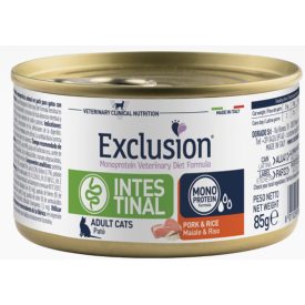 Exclusion Cat Intestinal macskaeledel Pork&Rice 85gramm