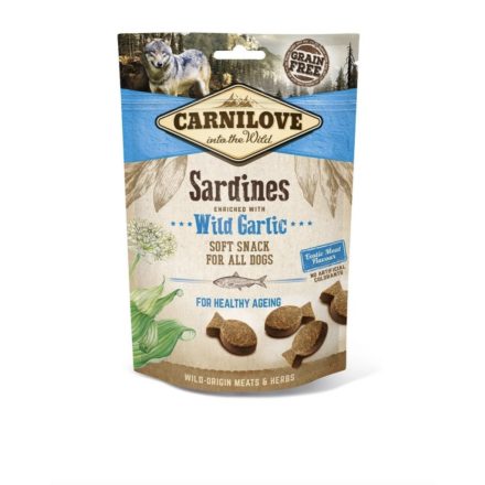 Carnilove Dog Jutalomfalat Semi Moist Sardines&wild garlic - Szardínia medvehagymával 200g