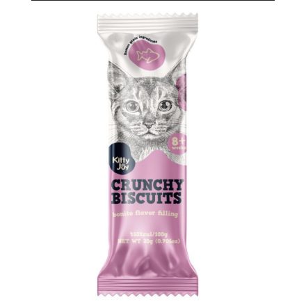 KittyJoy PACK CrunchyBiscuits bonitó halas keksz macskáknak 20g
