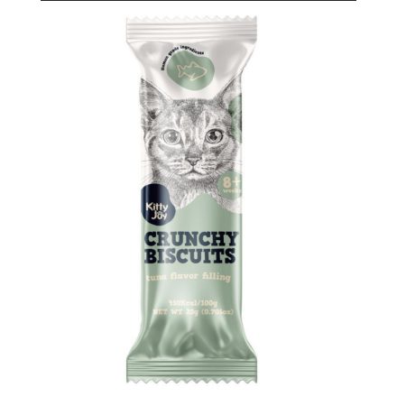 KittyJoy CrunchyBiscuits tonhalas keksz macskáknak 20g