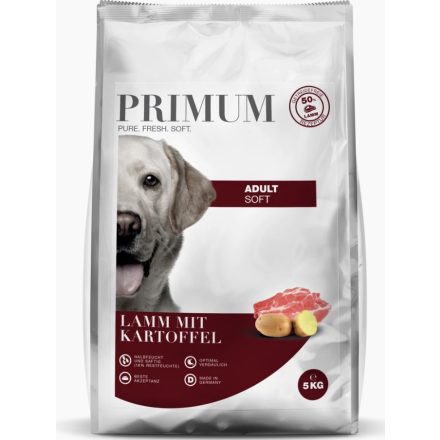 PRIMUM SOFT BÁRÁNY BURGONYÁVAL PUHA KUTYATÁP 5KG