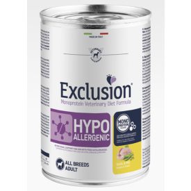 Exclusion Canine Hypoallergenic Quail (Fürj) konzerv 400g