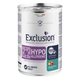   Exclusion Canine Hypoallergenic Venison & Potato (Szarvashússal és burgonyával) konzerv 400g