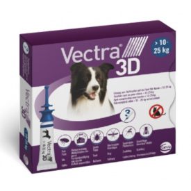 Vectra 3D 10 és 25 kg közötti kutyáknak 3 pipetta