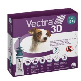 Vectra 3D 4 és 10 kg közötti kutyáknak 3 pipetta