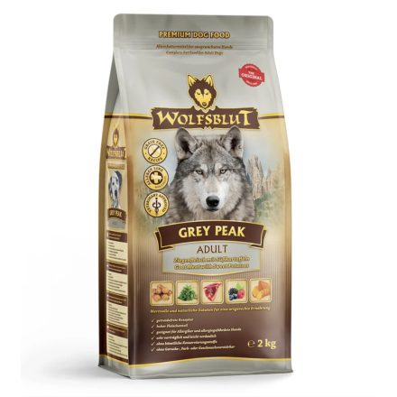 WOLFSBLUT GREY PEAK ADULT KECSKE ÉDESBURGONYÁVAL SZÁRAZ KUTYATÁP 2 KG