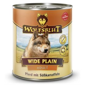   WOLFSBLUT WIDE PLAIN ADULT LÓHÚS ÉDESBURGONYÁVAL KONZERV NEDVES KUTYATÁP 800 G