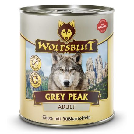 WOLFSBLUT GREY PEAK ADULT KECSKEHÚS ÉDEBURGONYÁVAL KONZERV NEDVES KUTYATÁP 800 G