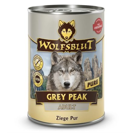 WOLFSBLUT GREY PEAK ADULT KECSKEHÚS ÉDEBURGONYÁVAL KONZERV NEDVES KUTYATÁP 395 G