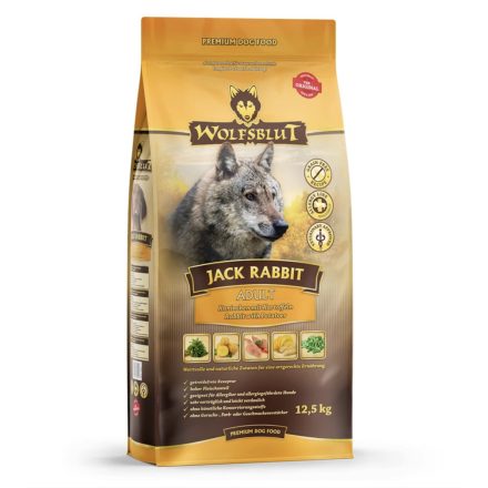 WOLFSBLUT JACK RABBIT ADULT NYÚLHÚS ZÖLDSÉGGEL SZÁRAZ KUTYATÁP 12,5 KG