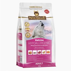   WOLFSBLUT VETLINE HYPOALLERGENIC LÓHÚS SZÁRAZ KUTYATÁP 2 KG