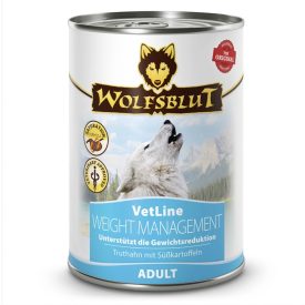  WOLFSBLUT VETLINE WEIGHT MANAGEMENT PULYKAHÚS KONZERV NEDVES KUTYATÁP 395 G