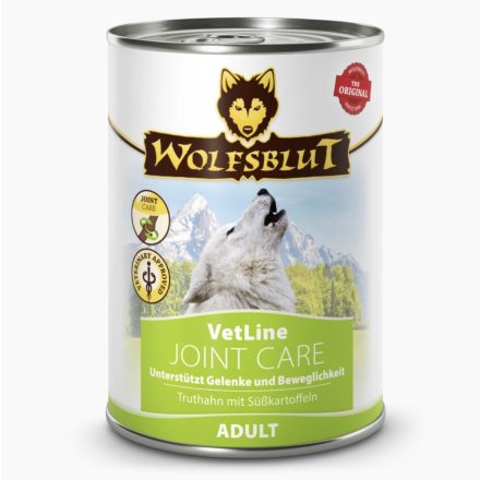 WOLFSBLUT VETLINE JOINT CARE PULYKA ÉDESBURGONYÁVAL KONZERV NEDVES KUTYATÁP 395 G
